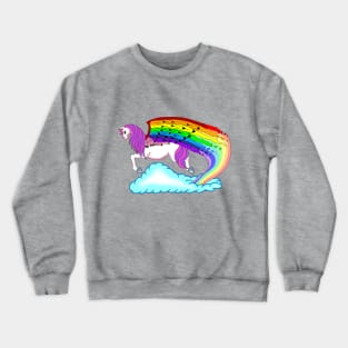 Rainbow pegasus Crewneck Sweatshirt